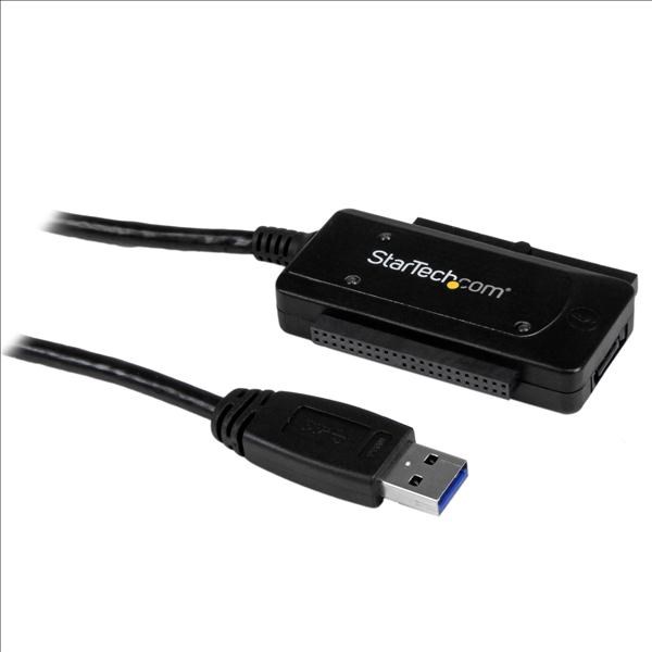Photos - Cable (video, audio, USB) Startech.com USB 3.0 to SATA or IDE Hard Drive Adaptor Converter USB3SSATA 