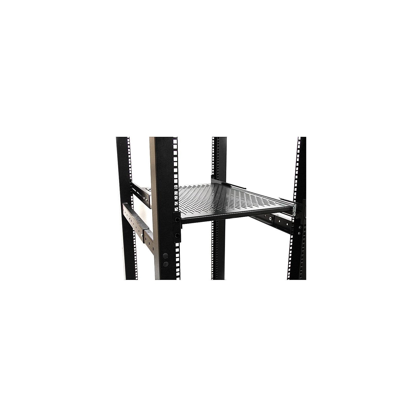 StarTech.com 19 inch Vented Adjustable Depth Sliding Server Rack ...