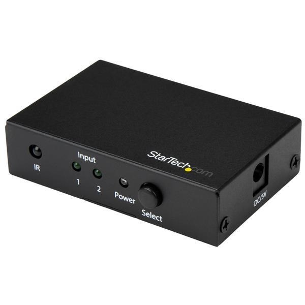 Photos - Cable (video, audio, USB) Startech.com 2-Port HDMI Switch - 4K 60Hz VS221HD20 