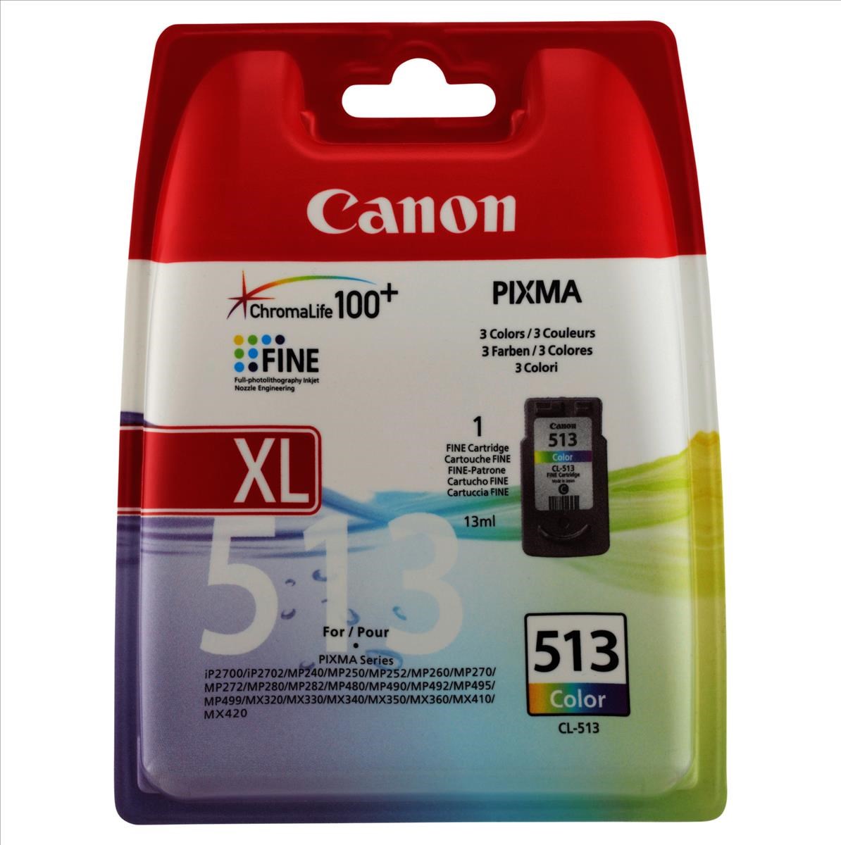 Canon CL-513 High Capacity Colour Ink Cartridge - 2971B001 | CCL Computers