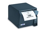 Epson TM-T70II (032A0) Mono POS Thermal Line Receipt Printer 180dpi 250mm/sec Dark Grey (UK) with USB/Serial, Power Supply
