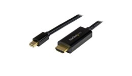 StarTech.com (3 feet/1m) Mini DisplayPort to HDMI Converter Cable - 4K (Black)