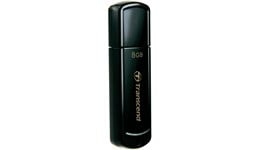 Transcend JetFlash 350 8GB USB 2.0 Flash Stick Pen Memory Drive - Black 