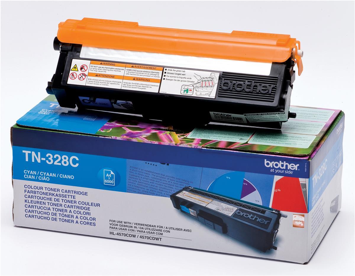 Brother Cyan Tn-328C Toner Cartridge