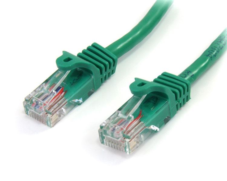 Photos - Ethernet Cable Startech.com 3m CAT5E Patch Cable  45PAT3MGN (Green)