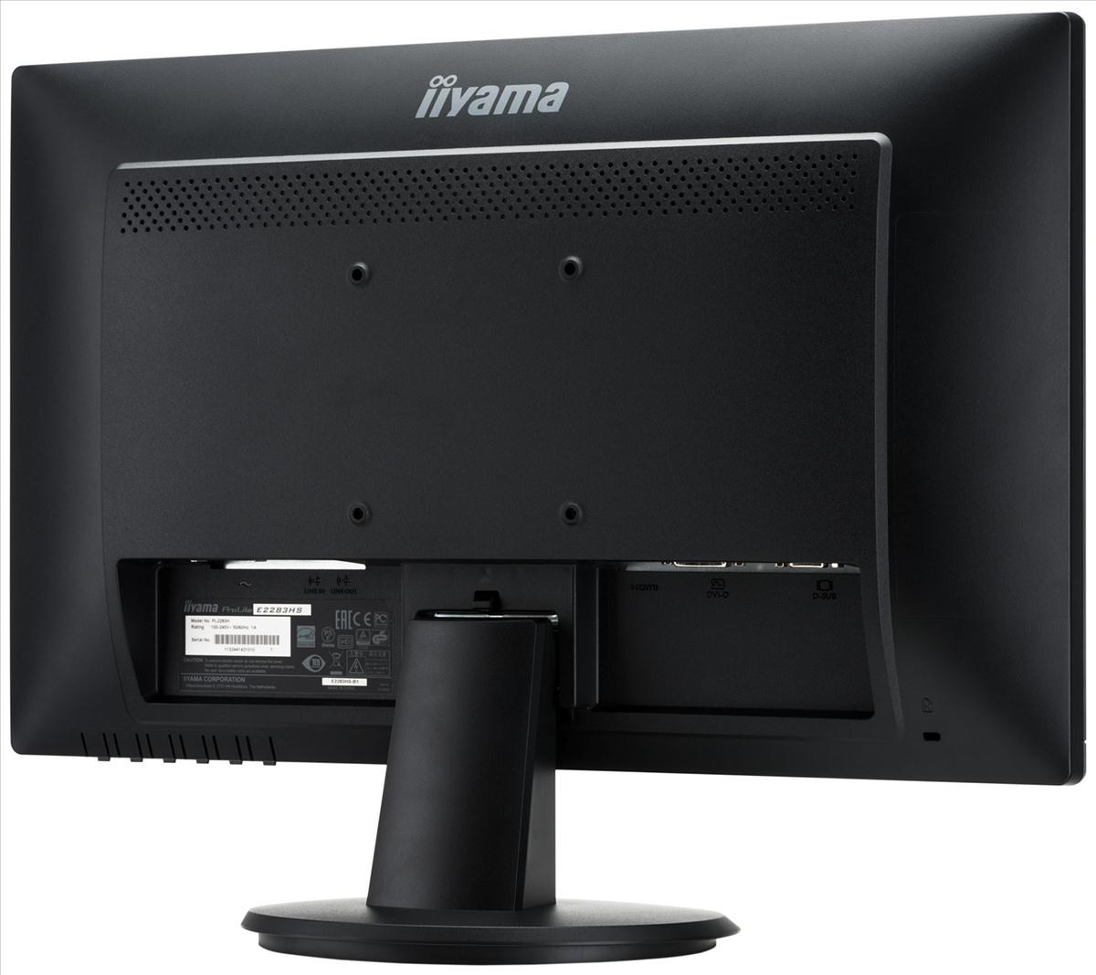 iiyama ProLite E2283HS 21.5" Full HD LED Monitor E2283HSB1 CCL