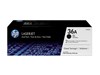 Bundle: HP 36A (Yield: 2,000 Pages) Black Toner Cartridge Pack of 2