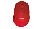 Logitech M330 Silent Plus Wireless Mice (Red) - Retail