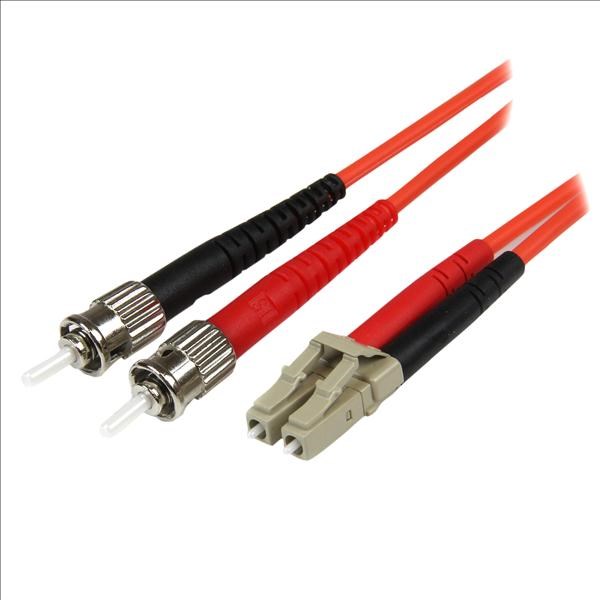 Photos - Ethernet Cable Startech.com 50/125 Multimode Duplex Fiber Patch Cable LC - ST (1m) 50FIBL 