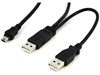 StarTech.com USB Y Cable for External Hard Drive - USB A to Mini B (1.83m)