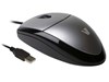 V7 MV3000 Full Size USB Optical LED Mouse Optical (Black/Silver) - Window Box