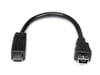 StarTech.com 6 inch Micro USB to Mini USB Adaptor Cable M/F