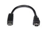 StarTech.com 6 inch Micro USB to Mini USB Adaptor Cable M/F