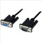 StarTech.com Black DB9 RS232 Serial Null Modem Cable F/M (1M)