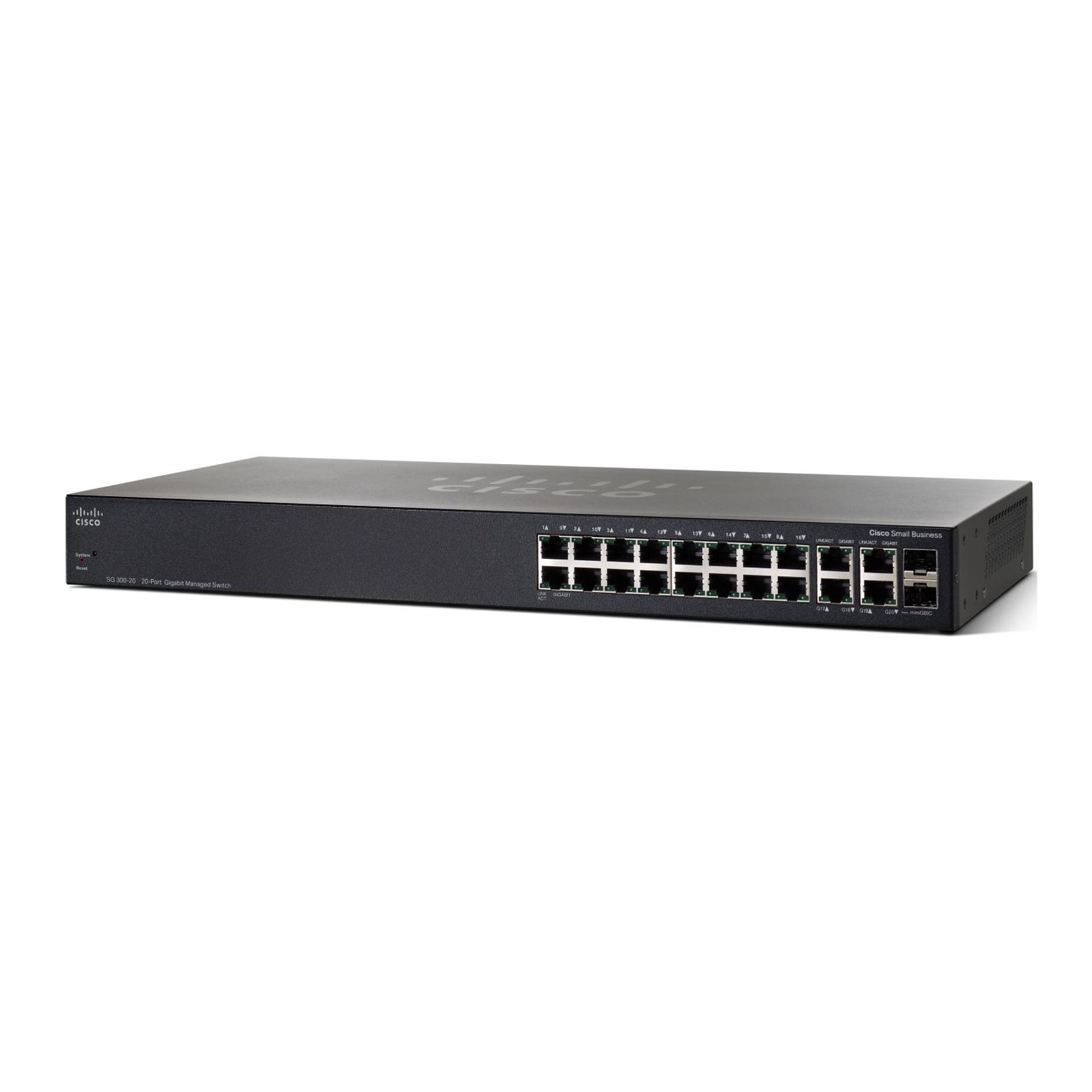 Cisco SG30020 16Port Gigabit Rackmount Switch SRW2016K9UK CCL
