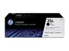 Bundle: HP 35A (Yield: 1,500 Pages) Black Toner Cartridge Pack of 2