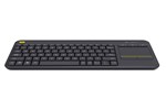 Logitech K400 Plus Wireless Keyboard with Touchpad (Black) - UK English