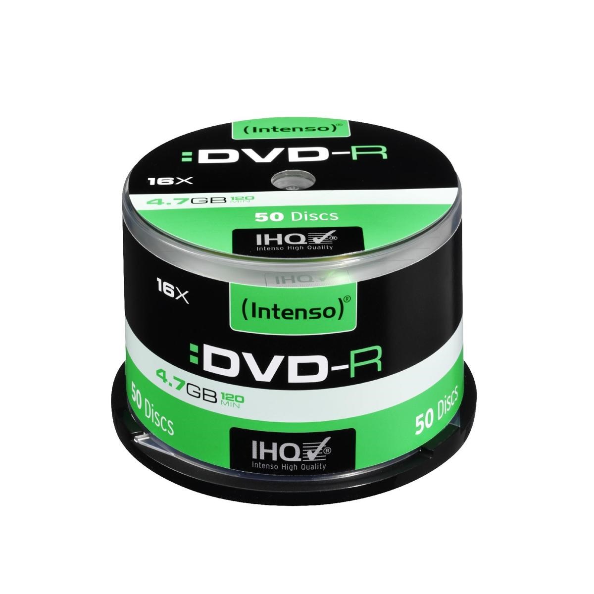 Photos - Optical Storage Intenso DVD-R 16x 50pk Spindle 4101155 