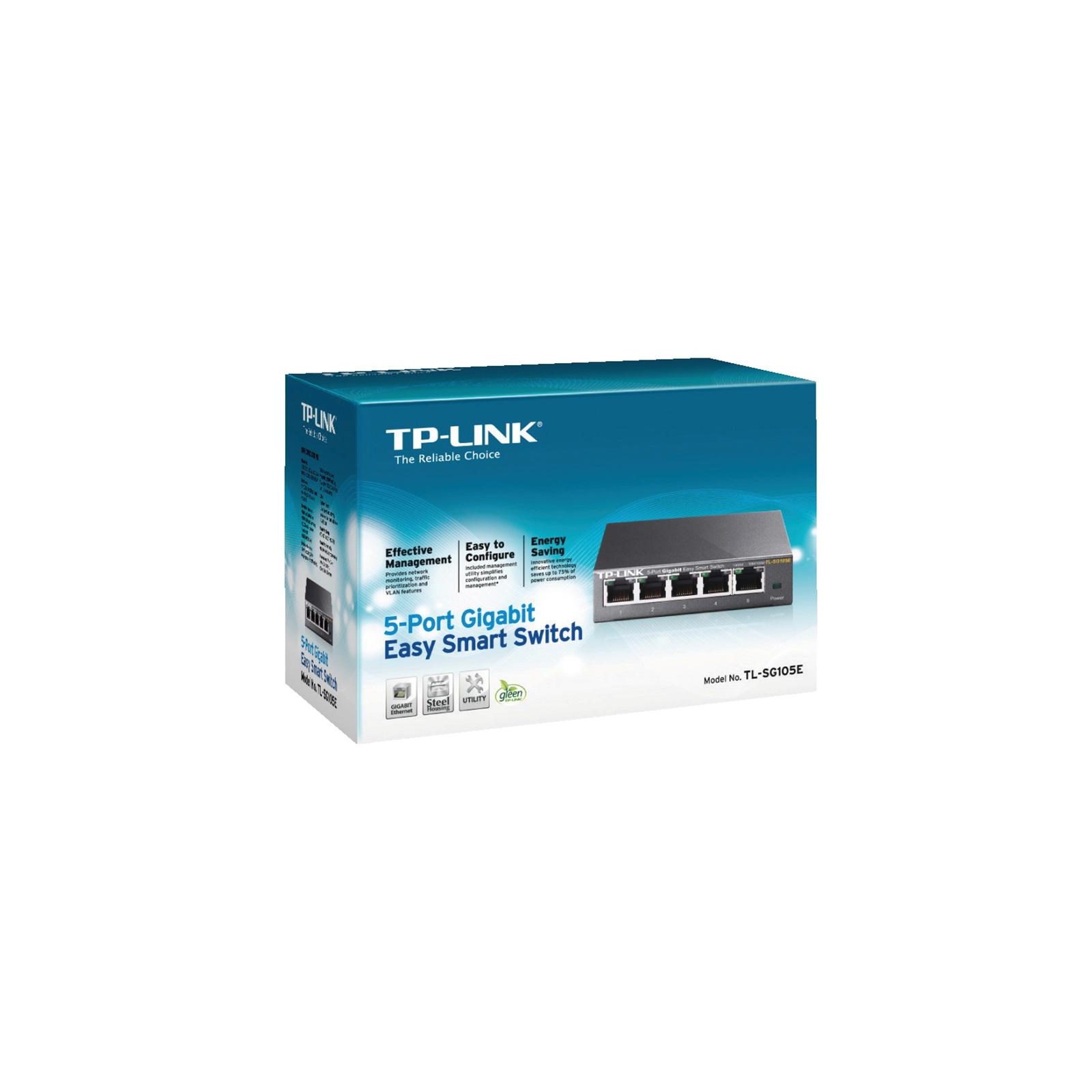 TP-Link TL-SG105, 5 Port Gigabit Unmanaged Ethernet Network Switch