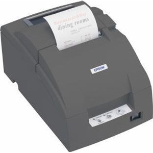 Epson TM-U220B Impact Dot Matrix Receipt Printer 4.70lps (40 Columns, 16.00cpi) Serial Cutter Power Supply (Dark Grey)
