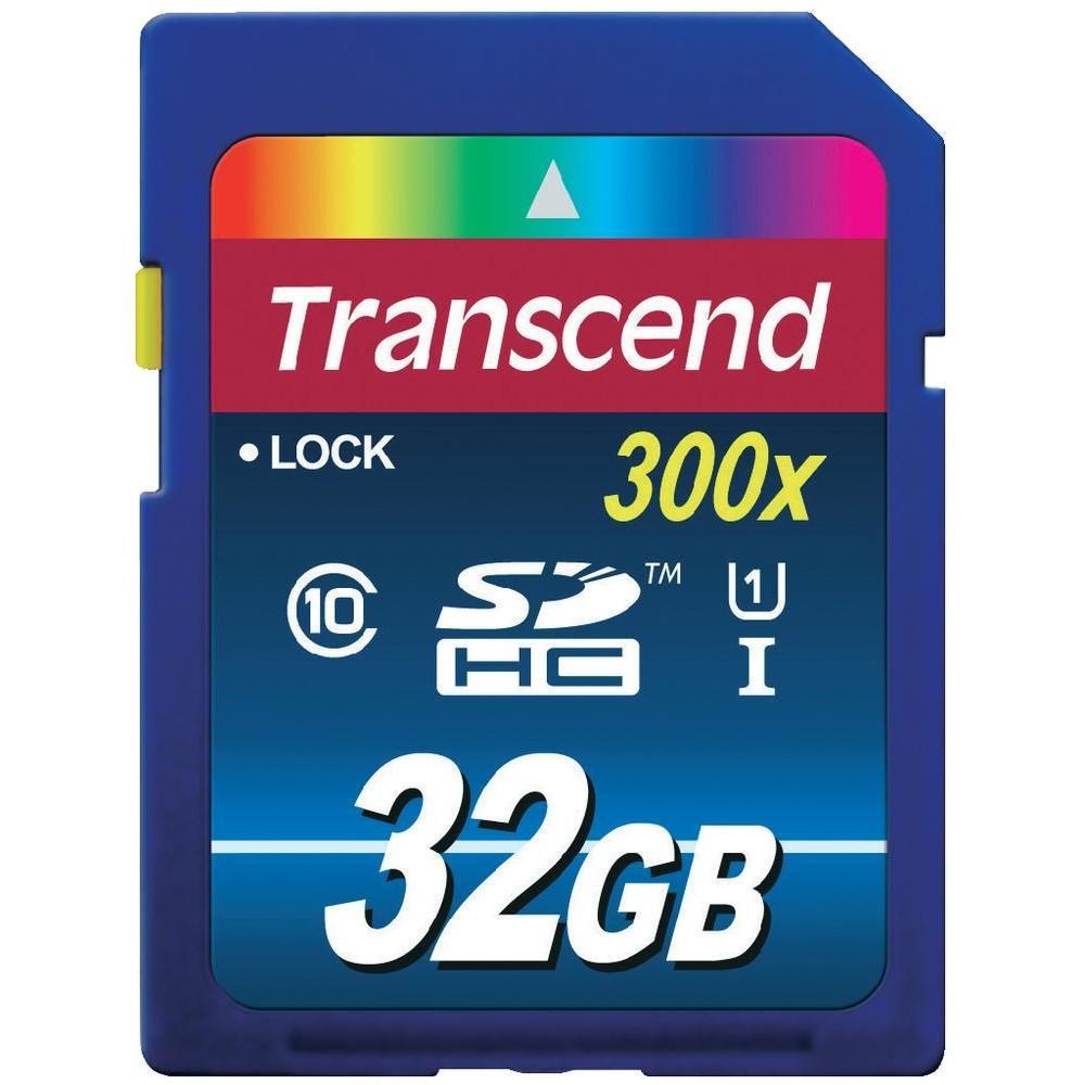 Transcend Premium 32GB UHS-1 (U1) SD Card - TS32GSDU1 | CCL Computers