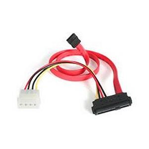 StarTech.com 18 inch SAS 29-Pin to SATA with LP4 Power Cable
