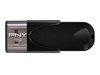 PNY Attache 4 16GB USB 2.0 Flash Stick Pen Memory Drive - Black 