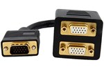 StarTech.com VGA to 2x VGA Video Splitter Cable – M/F (0.3m)
