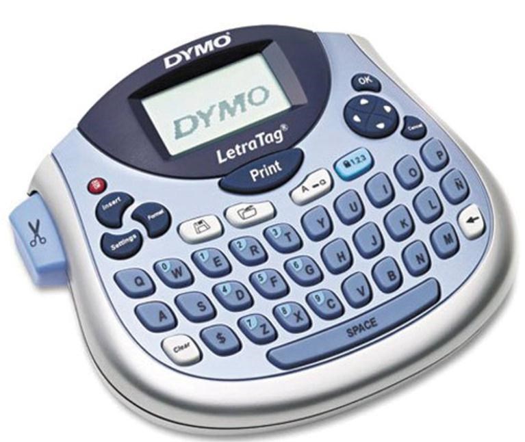 Dymo LetraTag LT100T Label Maker with QWERTY Keyboard (Blue/Silver