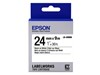 Epson LK-6WBN (24mm x 9m) Black/White Standard Label Cartridge for LabelWorks LW-1000P/LW-600P/LW-700/LW-900P/LW-Z900FK Label Makers