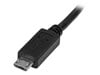 StarTech.com (0.5m) Cable Extension Micro USB B to B - M/F (Black)