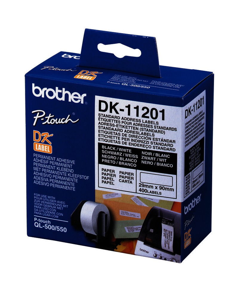 Brother DK Labels DK-11201 (29mm x 90mm 