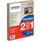 Bundle: Epson (A4) Premium Glossy Photo Paper (2 x 15 Sheet Pack)