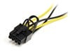 StarTech.com 6 inch SATA Power to 8 Pin PCI Express Video Card Power Cable Adaptor