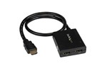 StarTech.com 4K HDMI 2-Port Video Splitter - 1x2 HDMI Splitter - Powered by USB or Power Adaptor - 4K 30Hz