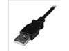 StarTech.com (2m) USB Type-A to USB Mini-B Adaptor Cable - Angled (Black)