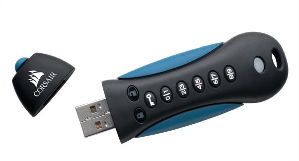 Corsair Flash Padlock 3 Secure 16GB USB 3.0 Drive - CMFPLA3B-16GB | CCL