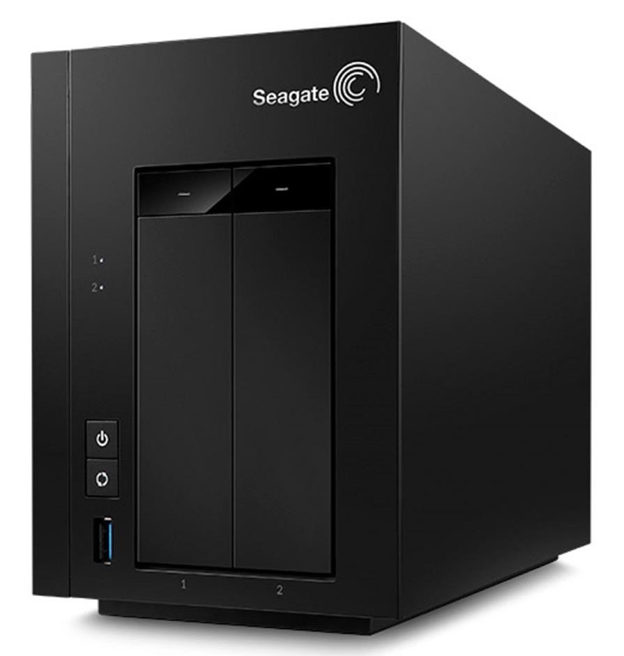 Seagate NAS (2Bay) Network Attached Storage ARM (1.2GHz) 512MB 10TB (2x5TB) Embedded Linux LAN