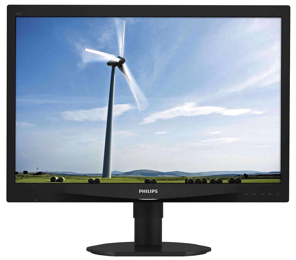 Philips 240S4QYMB 24" WUXGA LED IPS Monitor - 240S4QYMB/00 | CCL Computers