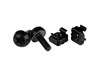 StarTech.com M5 Mounting Screws and M5 Cage Nuts M5x12mm Black (100 Pack)
