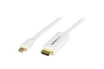 StarTech.com (3 feet/1m) Mini DisplayPort to HDMI Converter Cable - 4K (White)