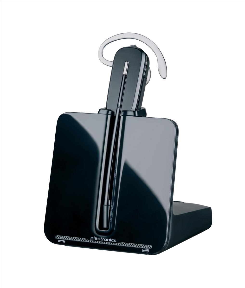 Plantronics CS540A Super Lightweight DECT Headset (Black) UK + Euro
