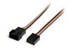 StarTech.com 12 inch 4-pin Fan Power Extension Cable - M/F