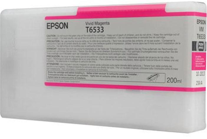 Epson Magenta T6533 Ultrachrome K3 Ink Cartridge - (Vivid ) 200Ml