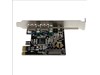 StarTech.com 2 Port PCI Express PCIe SuperSpeed USB 3.0 Controller Card with SATA Power