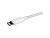 StarTech.com Dual Port Car Charger with Apple 8-pin Lightning Connector and USB 2.0 Port White - High Power (21 Watt / 4.2 Amp)
