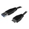 StarTech.com (3m/10 feet) Slim SuperSpeed USB 3.0 A to Micro B Cable - M/M