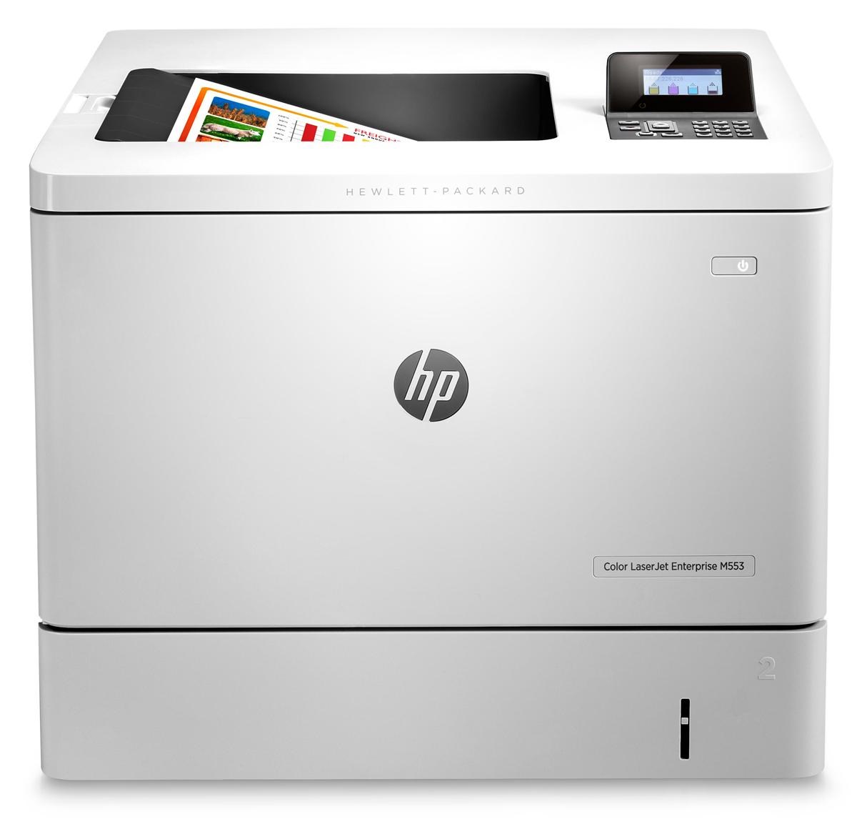 HP LaserJet Enterprise M553n (A4) Colour Laser Networked Printer 1GB 4-Line LCD