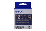 Epson LK-4HKK (12mm x 5m) Gold on Navy Ribbon Tape Cartridge for LabelWorks LW-Z900FK Label Maker