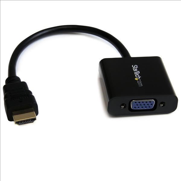 Photos - Cable (video, audio, USB) Startech.com HDMI to VGA Adaptor Converter for Desktop PC, Laptop, HD2VGAE 